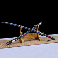 龙泉市刀剑日本武士指挥刀一体锻打宝剑冷兵器收藏跨境批发未开刃