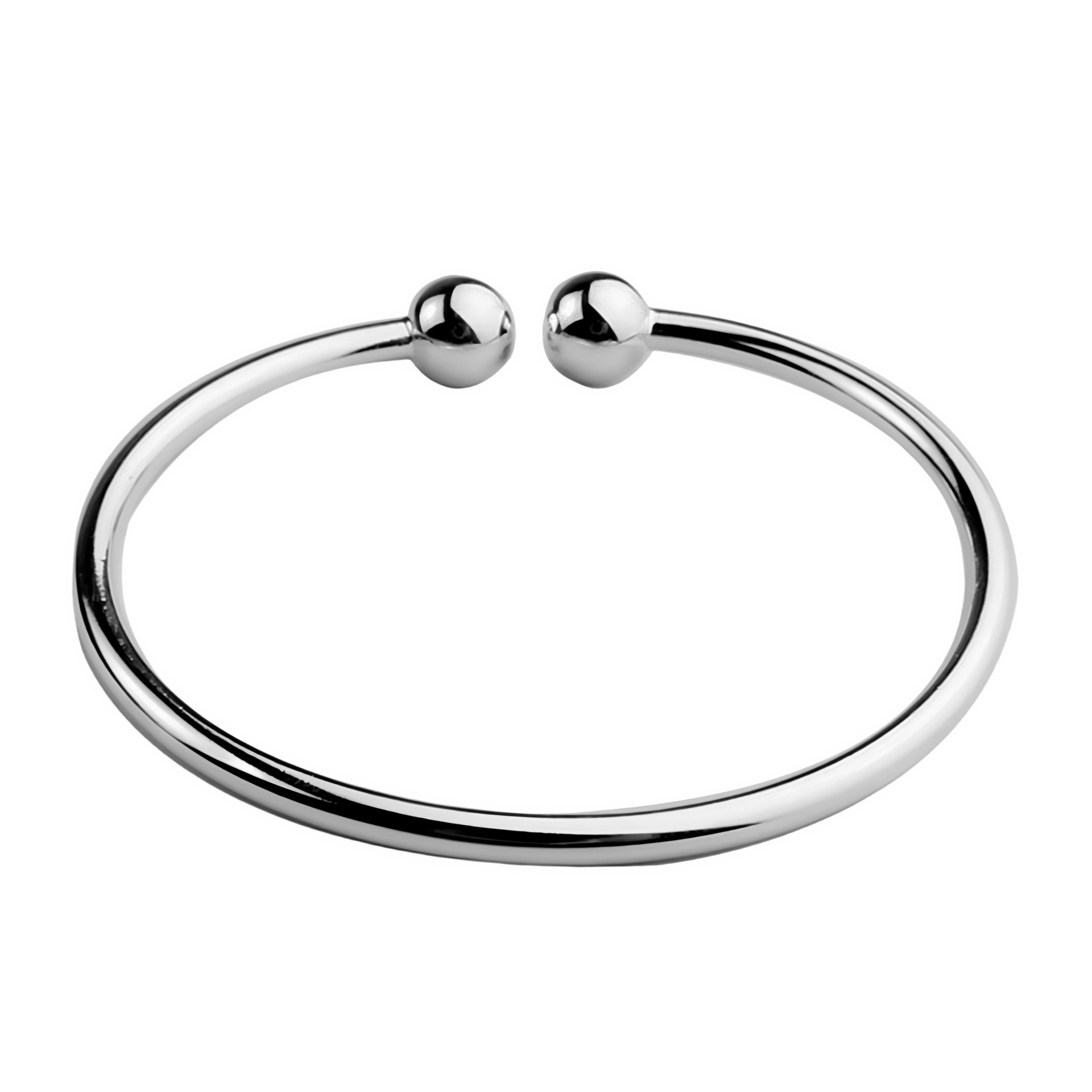 Korean Style Women's Bead Bracelet Open Glow Simple Garlic Bracelet Bead Bracelet Silver Bracelet Jewelry