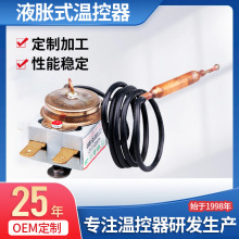 批發20A電器溫控器 廚房電烤箱溫度調節器 WQS系列液脹式溫控器