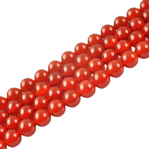 Natural AA grade red agate loose beads round beads agate long beaded semi-finished handmade diy jewelry accessories beads