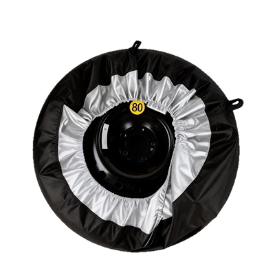Spare wheel cover – Car Tire Cover 190t Silver-Coated Fabric
