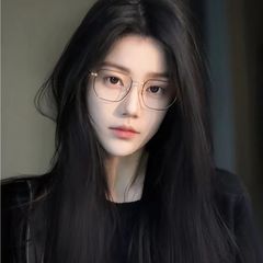 Cheng Ming Wig, Women's New Summer Style, Black-Brown Color, Elegant Middle-Parted, Eight-Character Bangs, Long Straight Hair, Natural Full-Head Style