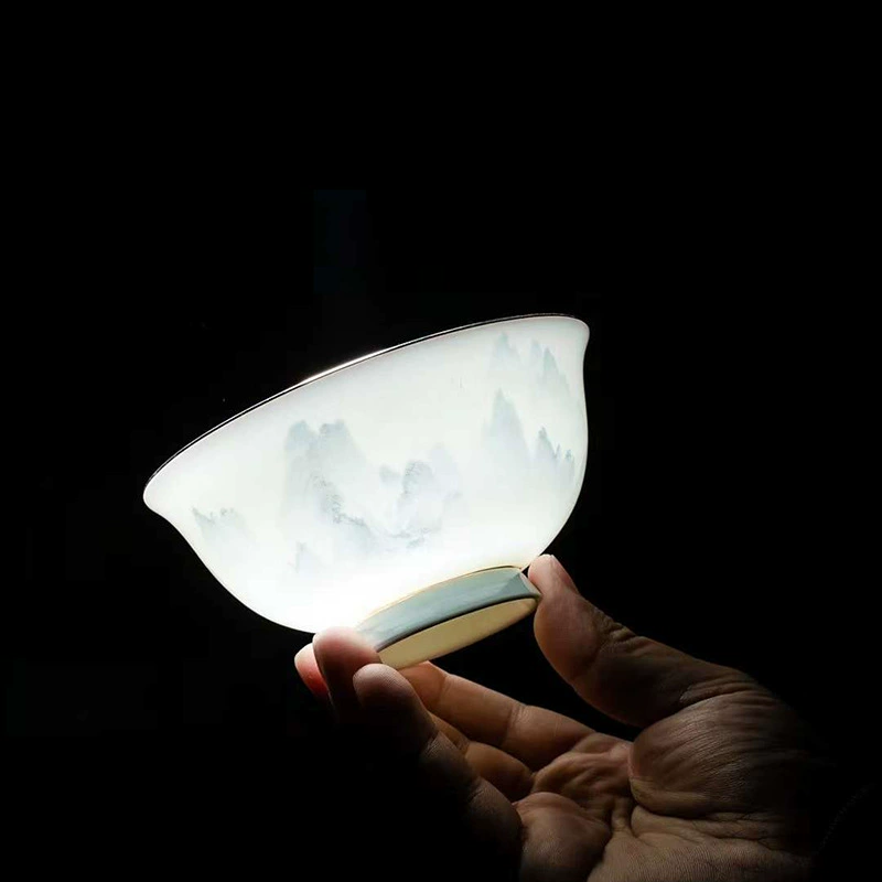 Корпоративный закуп подарков Jingdezhen керамическая посуда для стола 58 голов золотая клейма чаши и набор ложек благодарственные клиенты