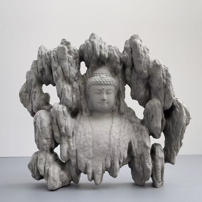 Color primario, figura de arena clara, estatua de Buda, decoración de peceras, decoración de Wukong, accesorios de micropaisaje, fábrica de bonsáis