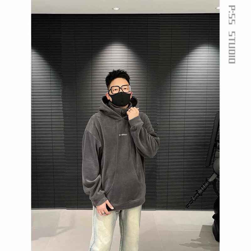 Fat Cussy Pssmax【Heavyweight Fleece Sweatshirt】2024 Trendy 550g Versatile Loose Sweatshirt Black Fat Cussy Pssmax【Heavyweight Fleece Sweatshirt】2024 Trendy 550g Versatile Loose Sweatshirt Black