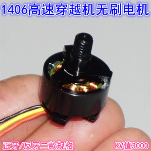 1406 Model Aircraft High-Speed Brushless Motor 3000Kv Model Aircraft Four-Axis Multi-Rotor Upgrade Replaces 1306 Brushless Motor