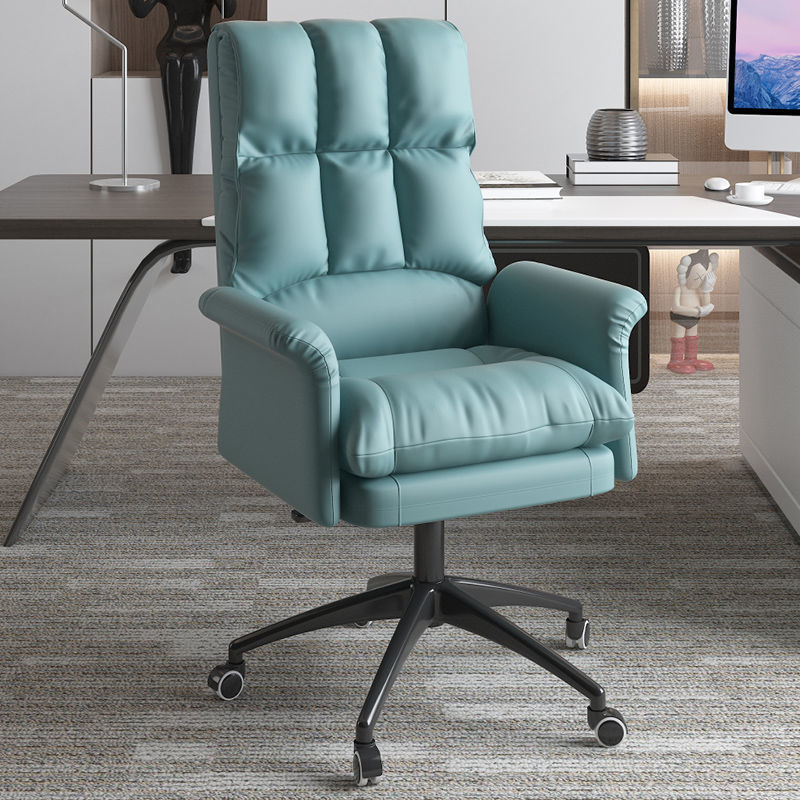 Silla de computadora jefe silla de oficina de larga duración silla giratoria ajustable hogar e-sports silla respaldo silla cómodo sofá asiento