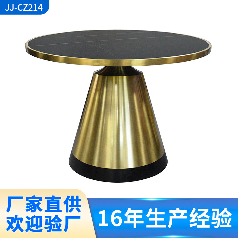Modern Simple Black Iron Round Slate Table Legs Milk Tea Shop Restaurant Table Stand Base Accessories Wholesale