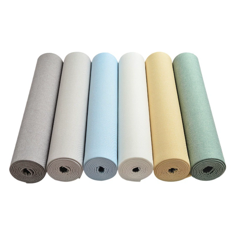 Льняная утолщенная настенная ткань самоклеящиеся обои прикроватная мягкая сумка настенная панель ТВ фон настенные наклейки водостойкие декоративные обои для спальни