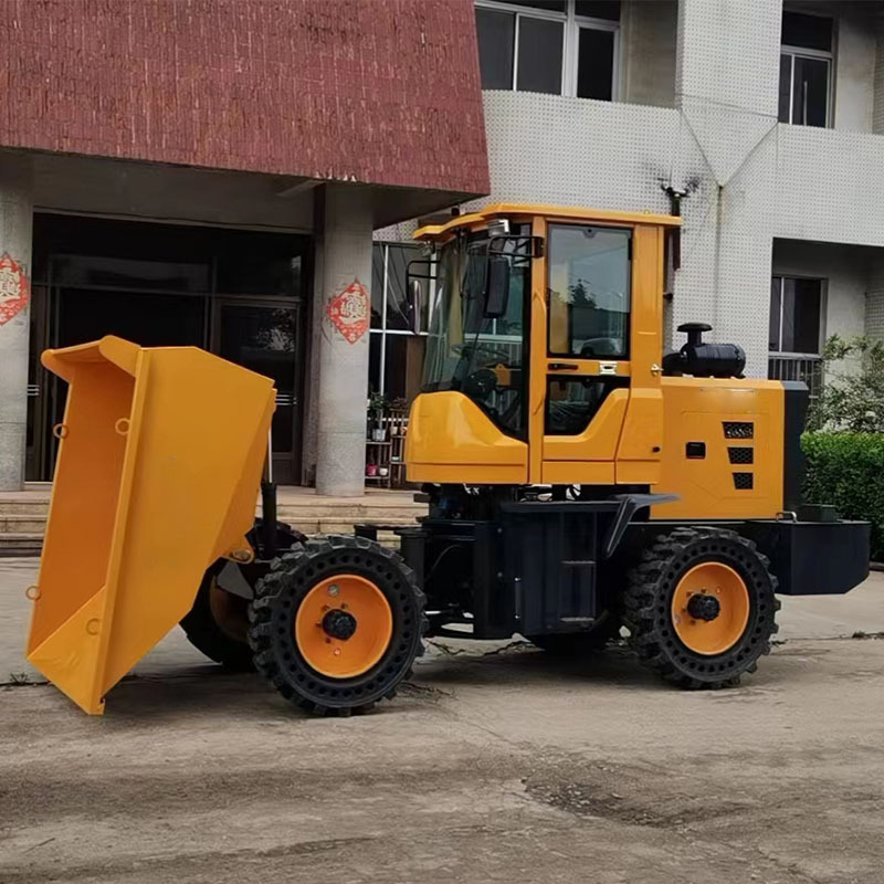 全新单缸柴油翻斗车 2吨四轮工程蹦蹦车厂家 建筑工地自卸车批发