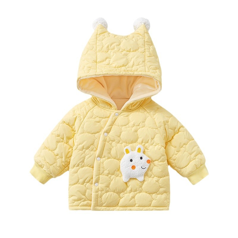 Camaca de algodón para bebés otoño y invierno chaqueta de algodón para niños y niñas gruesa con terciopelo de algodón cálido chaqueta de invierno de algodón para bebés image 6