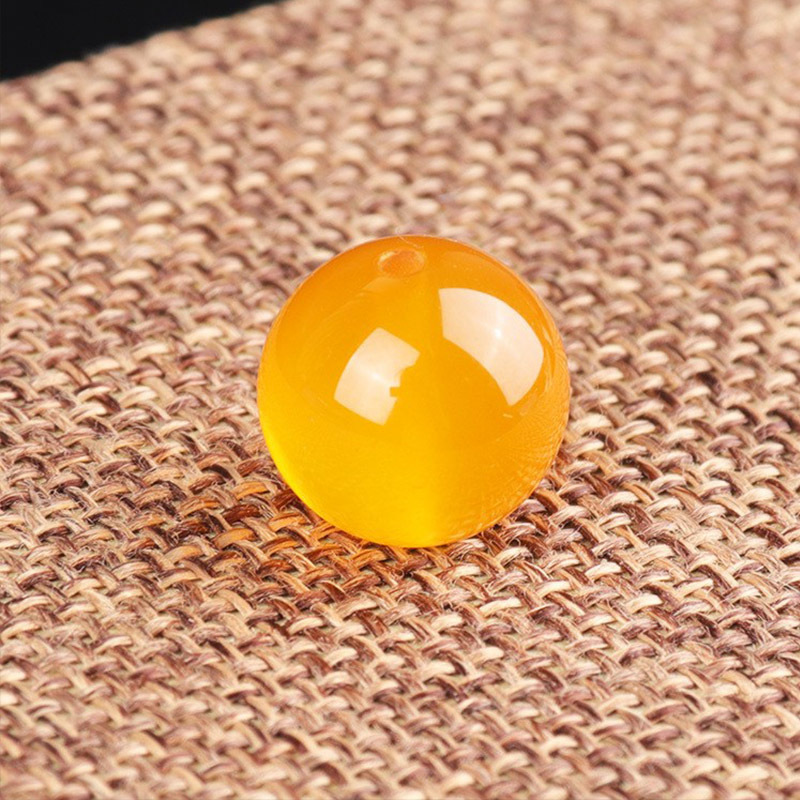【Yellow Agate】 Ball Pearl
