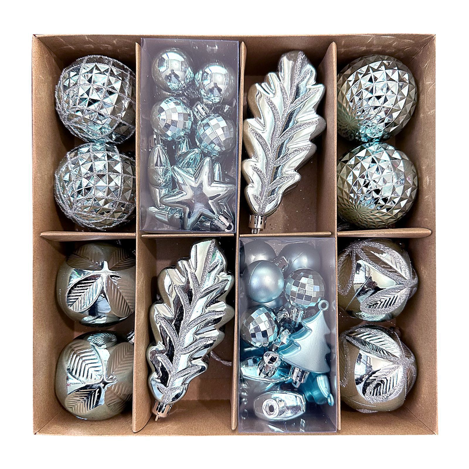 Decoraciones navideñas transfronterizas Decoración de bolas navideñas Juego de bolas navideñas Juego de bolas heterosexuales pintadas Accesorios para árboles de Navidad