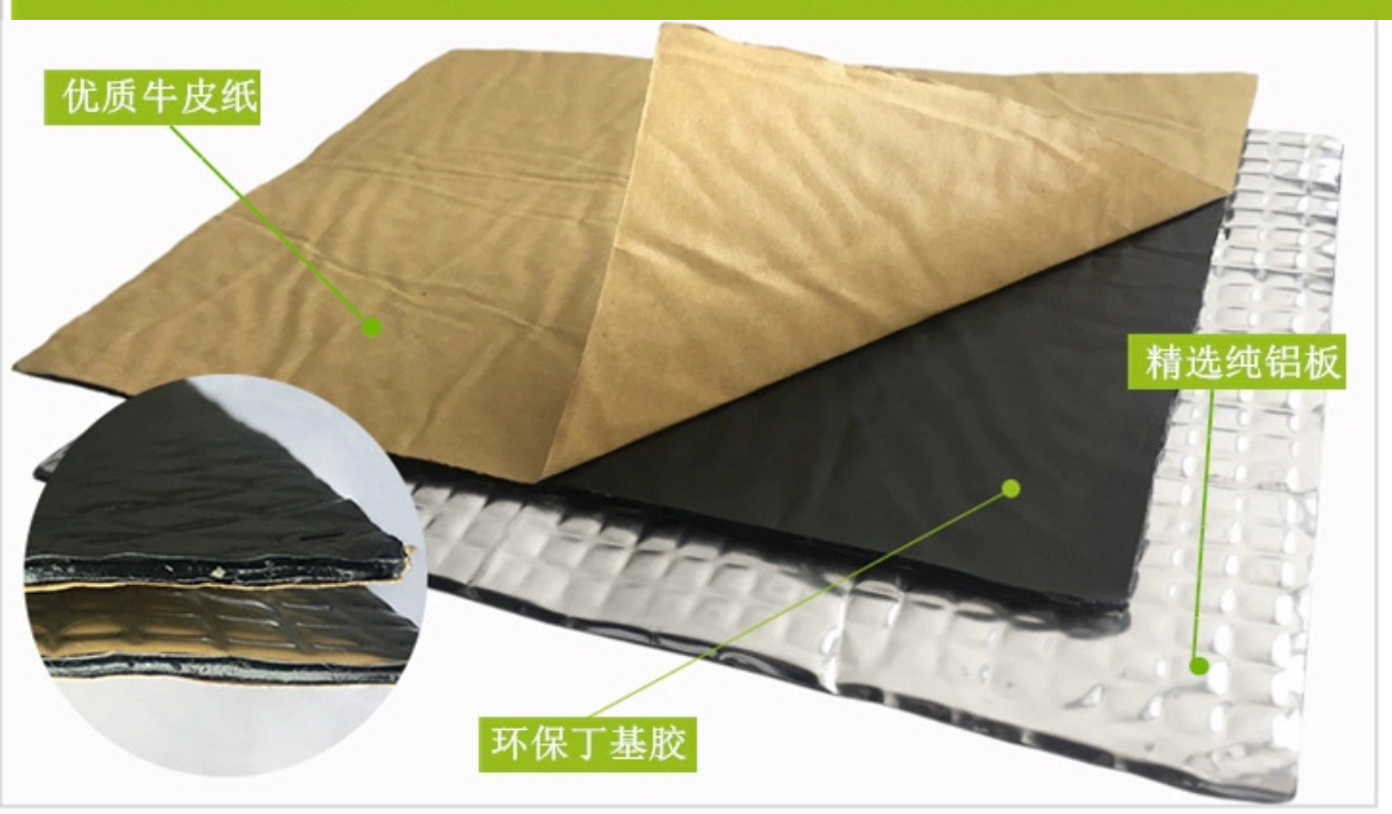 Customized soundproof cotton, aluminum foil insulation cotton, self-adhesive roof, solar steel house, fireproof, waterproof, sun-proof, thermal insulation, noise-reducing material