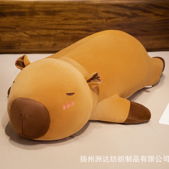 Gordar delfín almohada lindo capibara peluche muñeca de tela muñeca regalo de cumpleaños muñeca