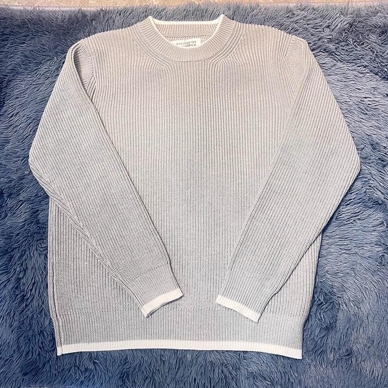 Sweater Wool Knitwear Autumn and Winter Fashion Street Trendy Round Neck Short-sleeved Pullover Loose Thickened Lazy Short