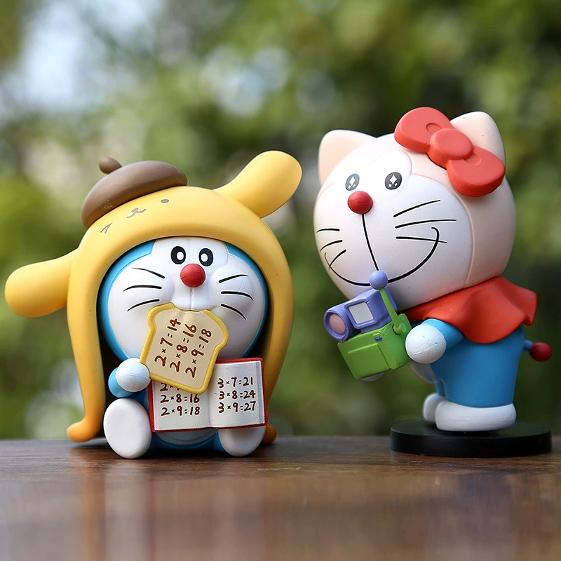 Новая трендовая игрушка Q-версия анимационной серии Dingdang Cat COSkt, фигурка, милое настольное украшение, сувенир-подарок