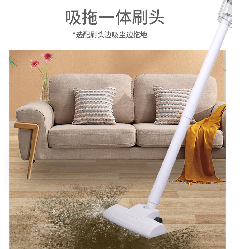 Wireless hand-held vacuum cleaner high-power charging dry and wet dual-use household portable small dust mite remover