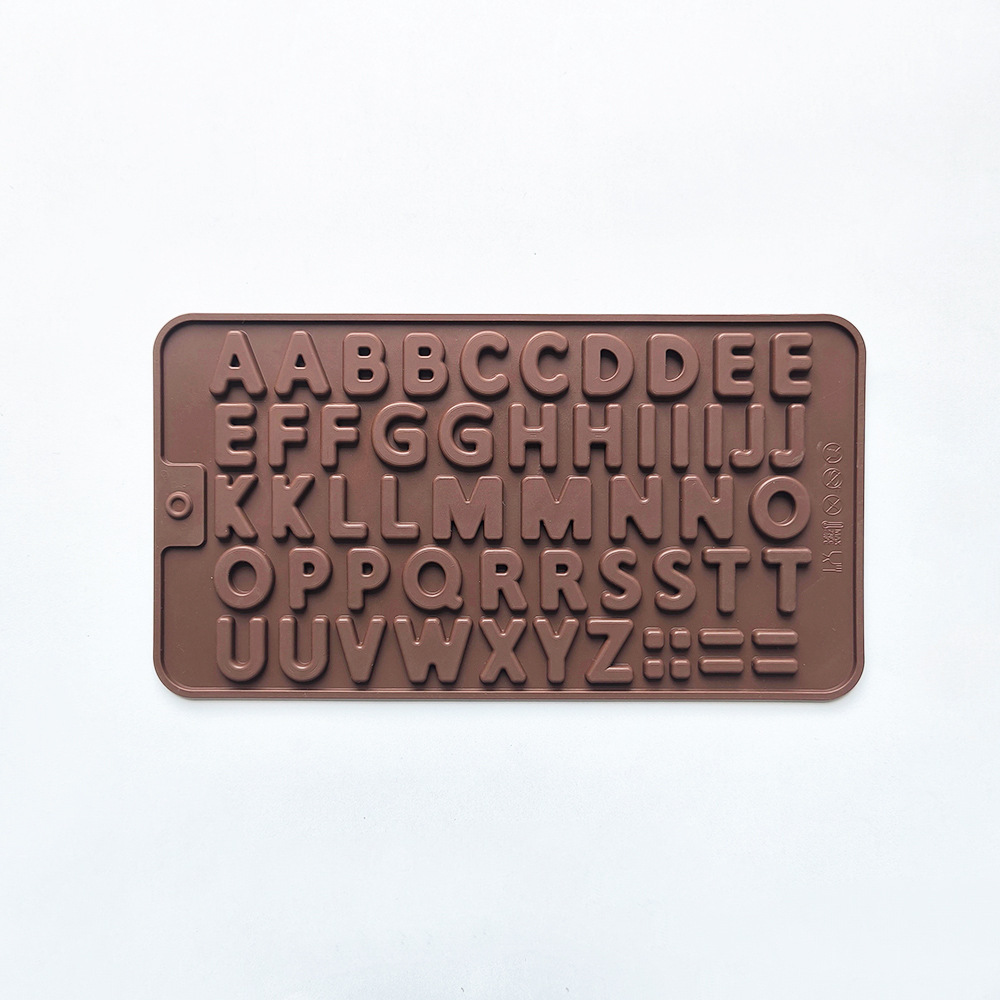 Nuevo mini letra de chocolate 452 molde de silicona DIY molde de galletas, dulces, pasteles