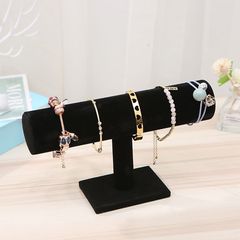 高級ベルベットブレスレットブレスレットディスプレイスタンド、1層、2層、3層の屋台ナイトマーケットヘッドバンド時計ブレスレットジュエリーラック