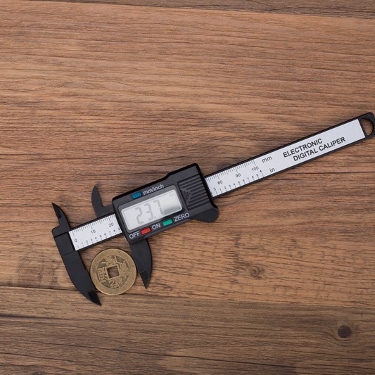 外贸爆款电子数显游标卡尺0-150-100mm全塑料数字卡尺游标卡尺