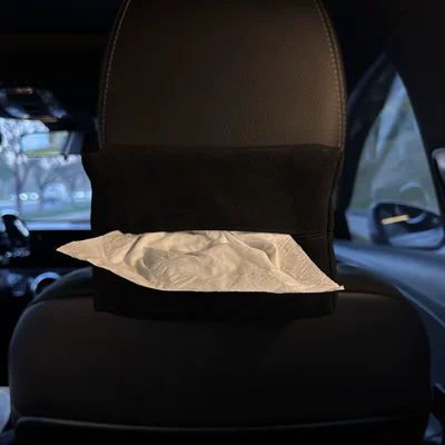 Car tissue box/set – box - 1-black-tissue-box