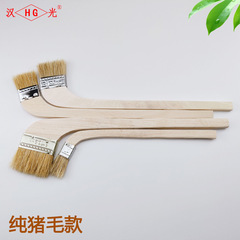 Direct Sale Paint Brush Manufacturer for Elbows Industrial Ship Elbow Hog Hair Brushes Solvent-Resistant Paddle Hog Hair Brush Wholesale