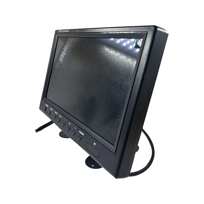 9inch Wide-Angle Ips Lcd Display Screen, Two-Channel Ahd High-Definition Vehicle Monitor for Construction Vehicles and Trucks, Monitoring and Reversing