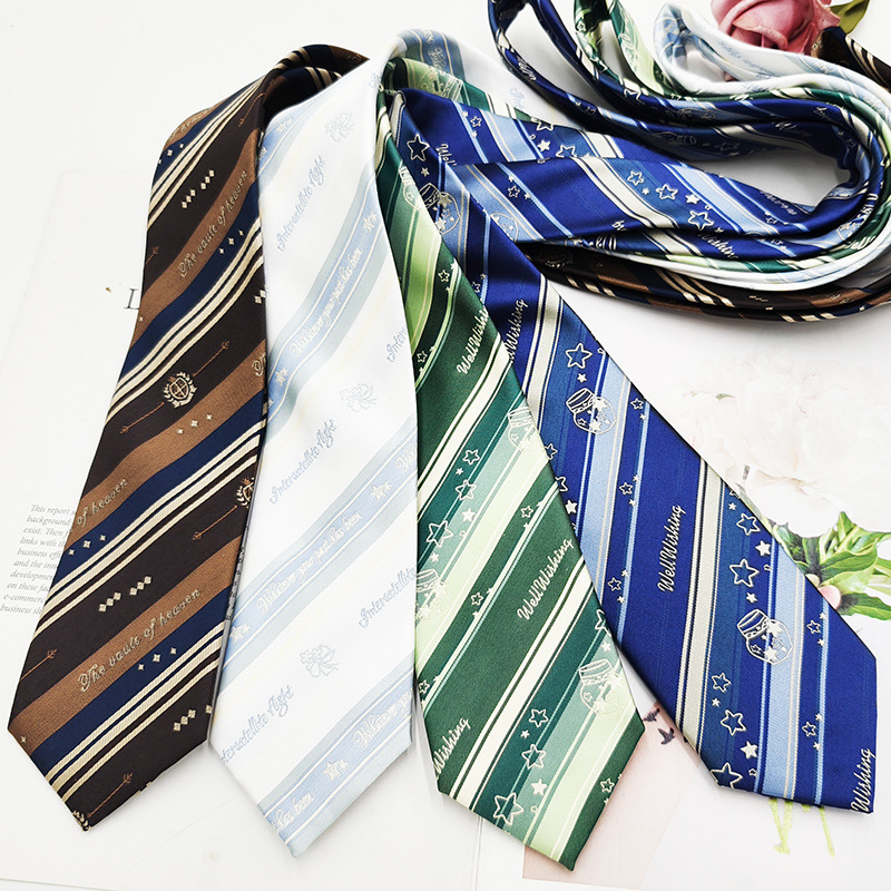 Corbata personalizada, dibujos, muestras, procesamiento personalizado, LOGOTIPO, corbata de seda de poliéster jacquard teñida en hilo, muestra de mano