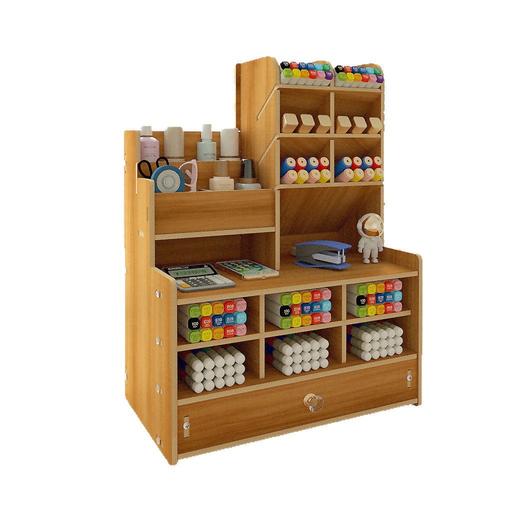 Talápices con múltiples rejillas, caja almacenamiento ma ra, papelería creativa diy, estante escritorio, oficina cajón