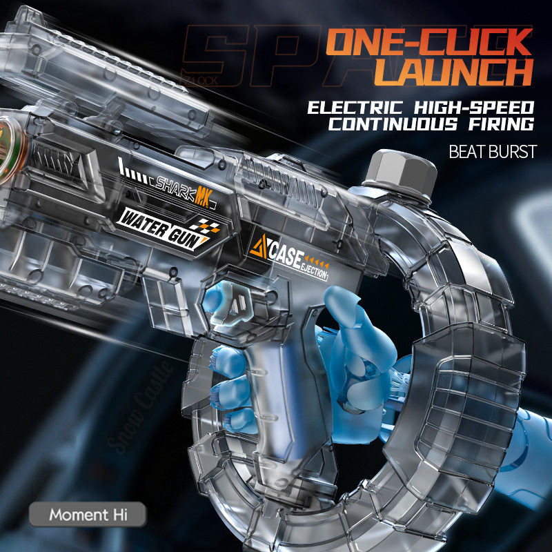 Espacio nuevo fuego M416 pistola de agua eléctrica pistola zi juguete rociador de agua MK3 fuerte alcance continuo anillo de recolección de energía
