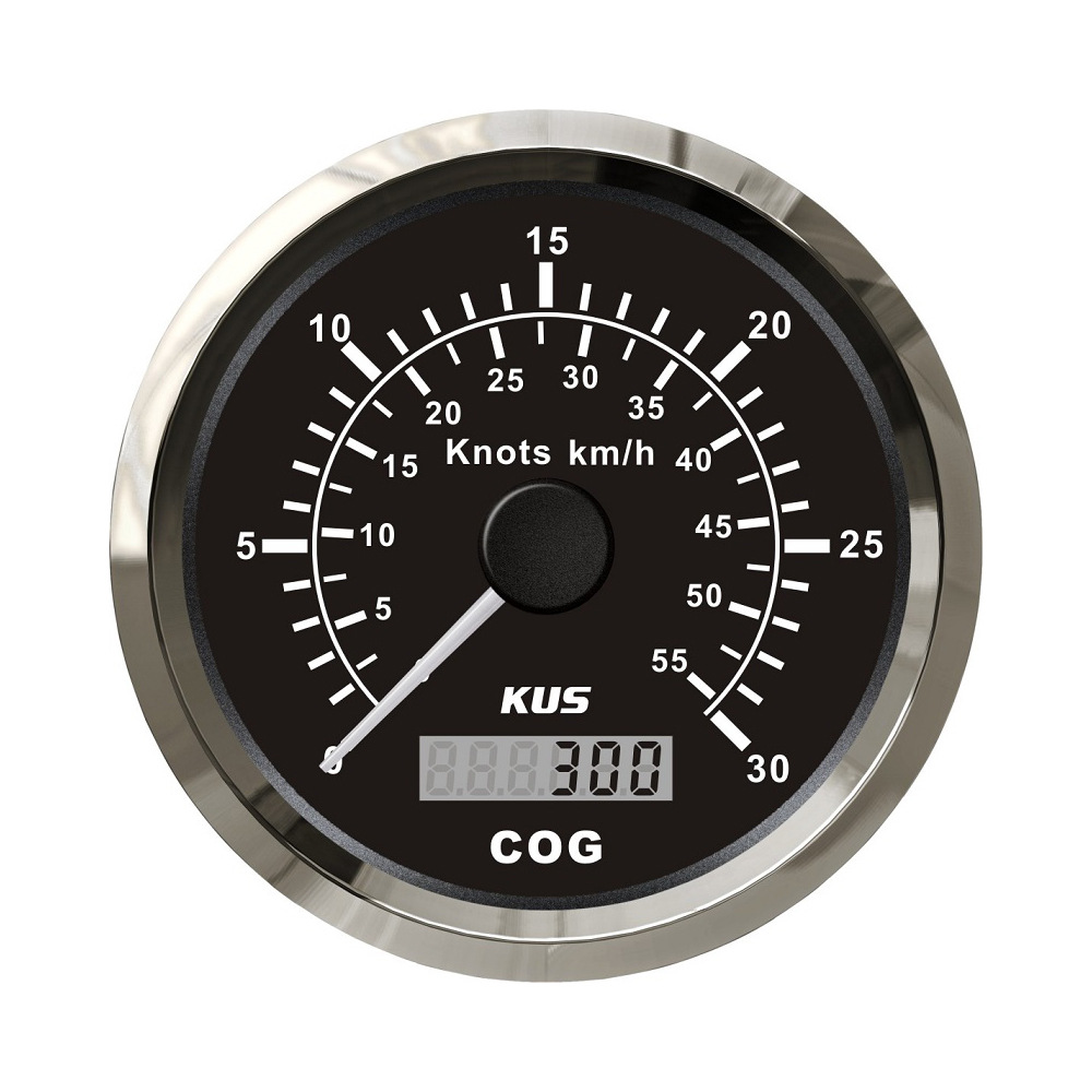 Universal – KUS Instrument 85mm automobile instrument - black-dial-30knots