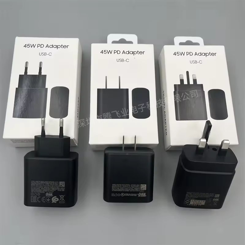 Applicable to Samsung charger PD ultra-fast charging head N10/S22 mobile phone charging head European gauge US gauge adapter wholesale