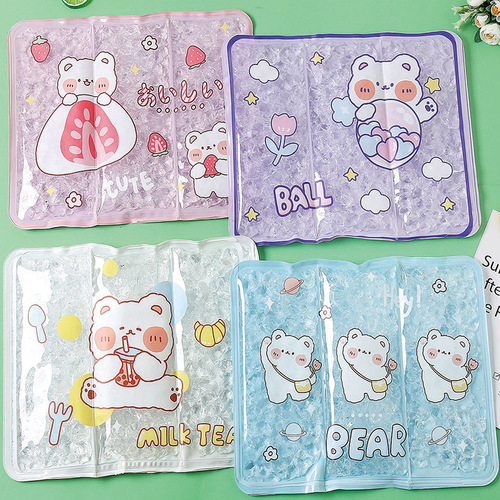 Summer New Cartoon Pet Dog Mat Cooling Pad Car Gel Seat Cushion Cooling Asshole Pad Transparent Ice Crystal Ice Pad