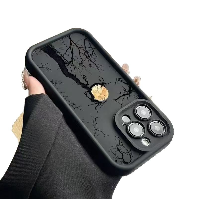 Madera muerta en primavera para iPhone 16pro funda para teléfono móvil Apple 15/14 transfronterizo 13promax nuevo 12 Europa y América