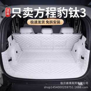 Suitable for 25 Models of Fangcheng Leopard Titanium 3 Trunk Mats, Fully Enclosed Special Car Modification Decorative Supplies Trunk Mats