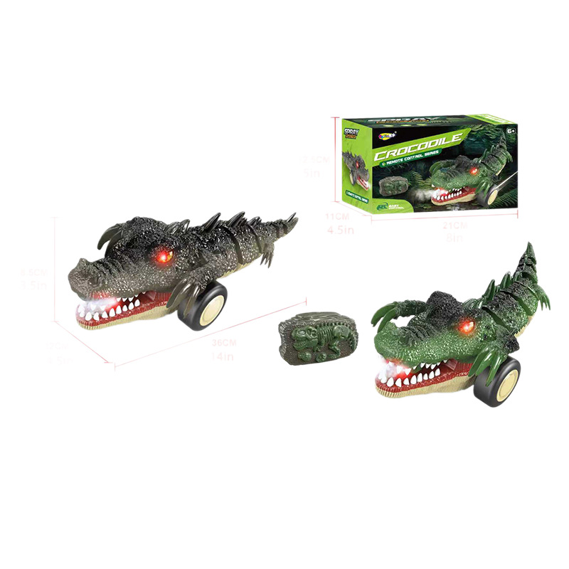 Aliexpress juguetes de cocodrilo eléctricos creativos juguetes de control remoto juguetes de comercio exterior juguetes de niños