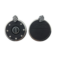 新款跨境火山石深海能量吊坠/数字能量牌项链圆形