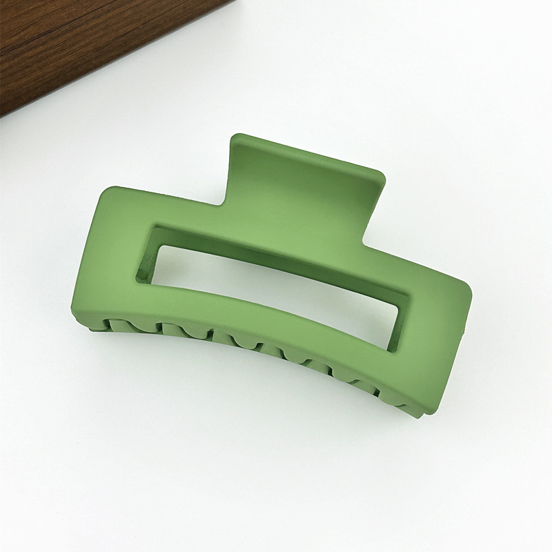 Pinza de tiburón estilo Corea INS, clip esmerilado de color sólido, accesorios de pelo para mujer