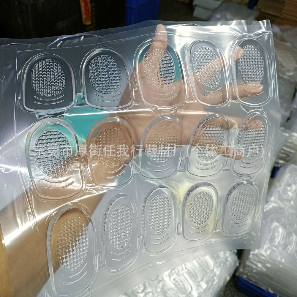 Transparent silicone heel sticker