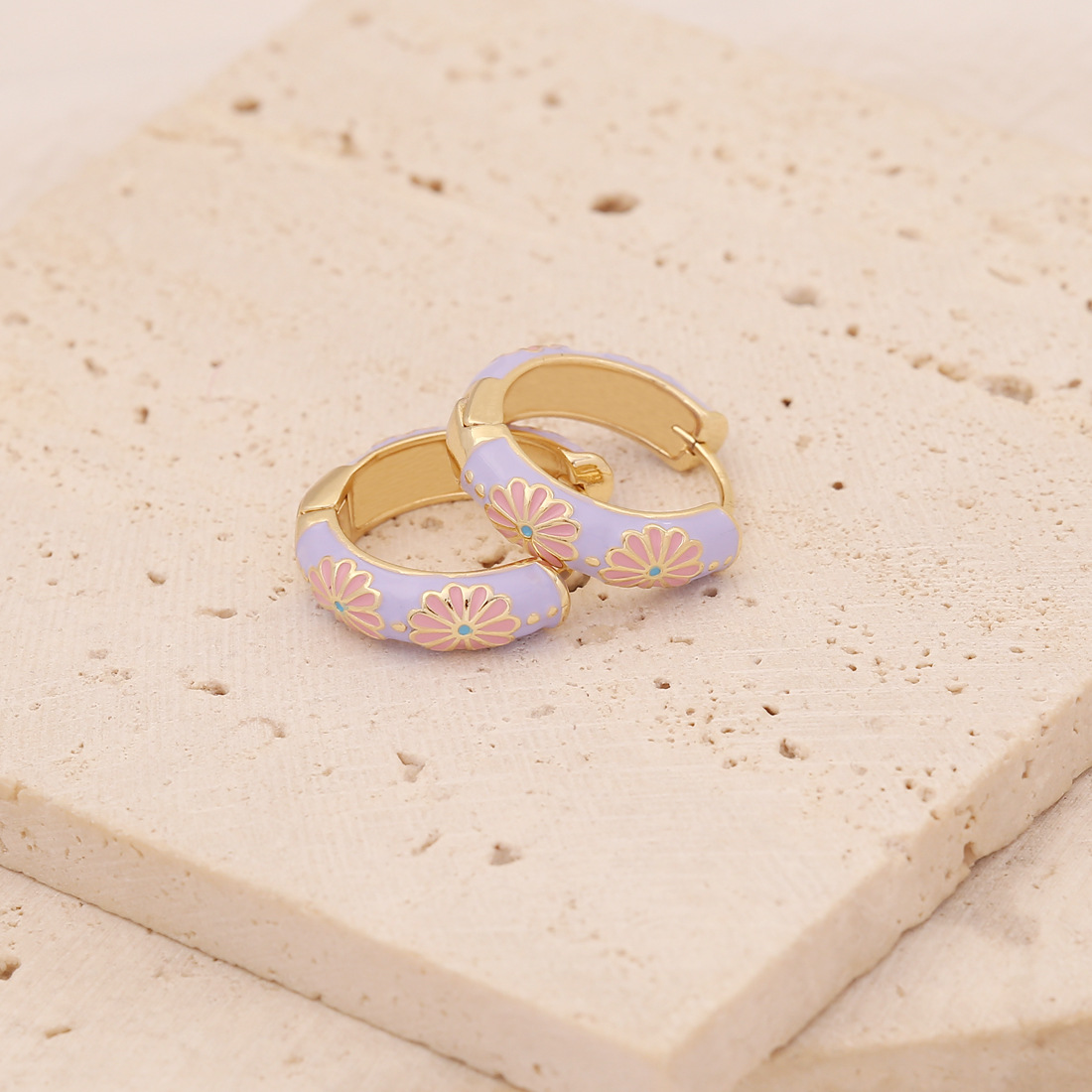 Multi-Color Dripping Retro Personalized Earrings