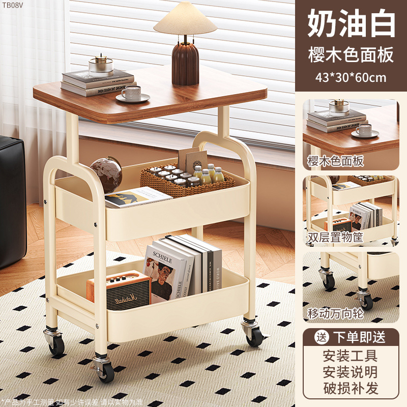 中古収納ラック、取り外し可能なリビングルーム、レトロなコーヒーテーブル、ベッドサイドテーブル、寝室のベッドサイドテーブル、見栄えの良いスナック収納ラック