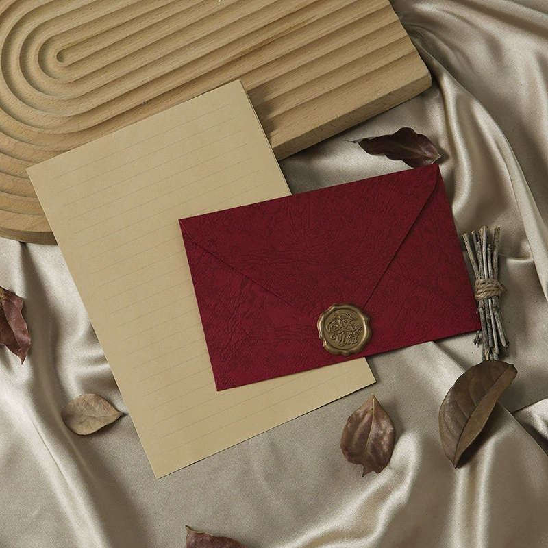 Chinese leather retro set, postcard, Chinese style