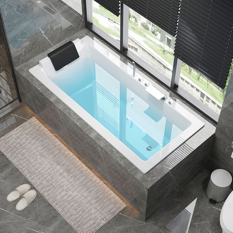 Embedded Massage Simple Smart Constant Temperature Bathtub Small Apartment Bathroom Home Use Acrylic Bathtub