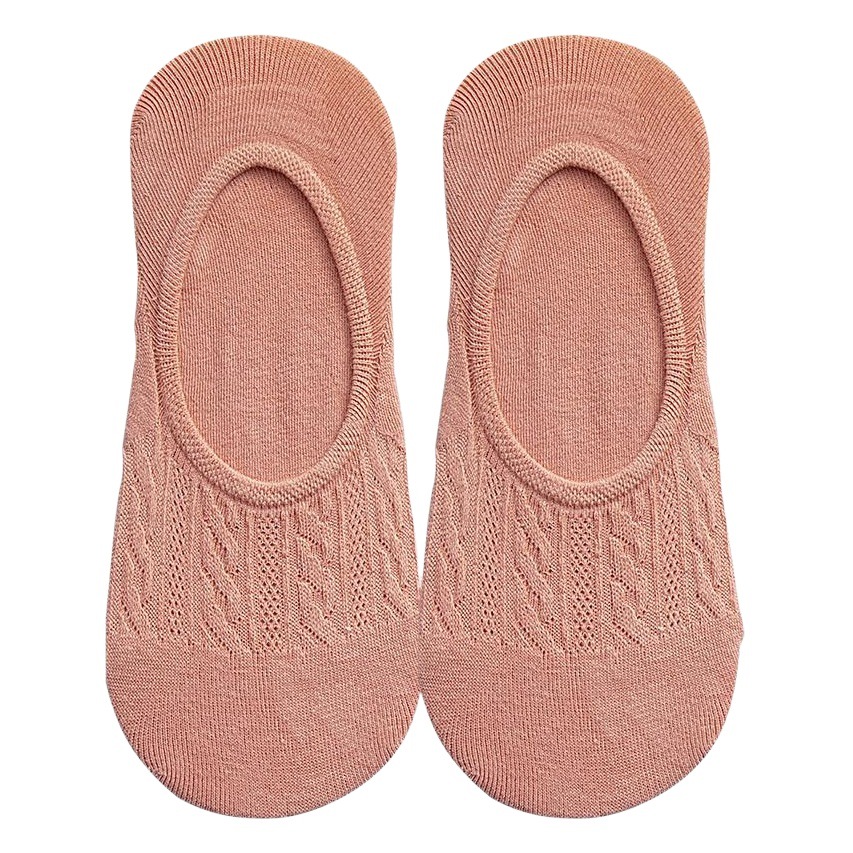 Un verano nuevos calcetines de algodón de corte bajo para mujer Calcetines invisibles de malla baja para mujer de color sólido retro japonés al por mayor