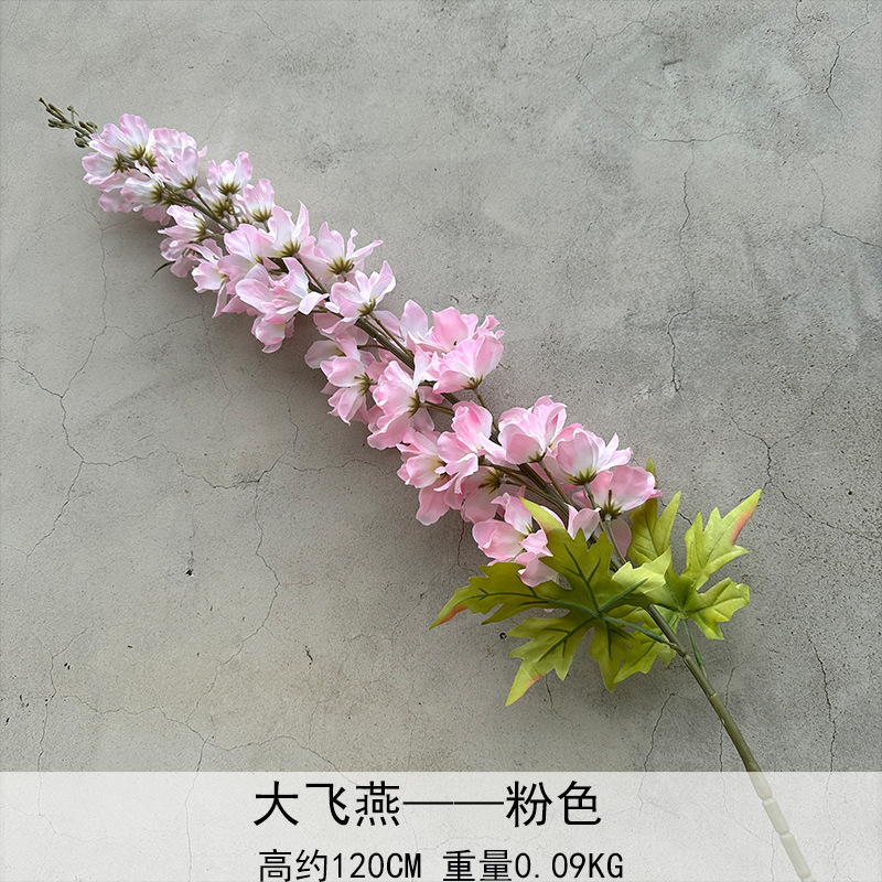 Jacinto Super gran rama mil orquídea salón de bodas arreglo floral decoración alta flor material de Flor Alta rama alta golondrina voladora grande anti-Flor artificial