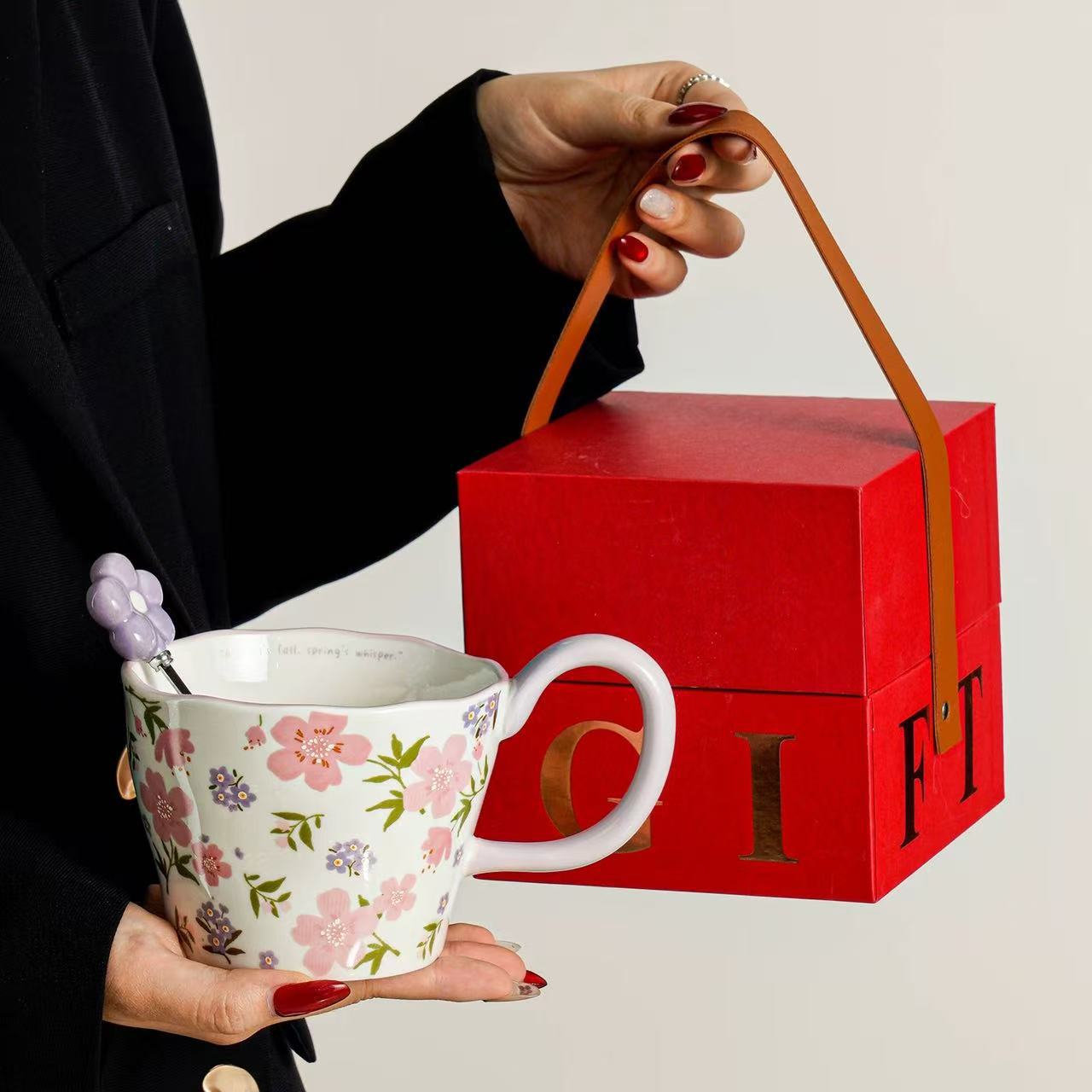 Tazas de cerámica de gran capacidad de tazas de agua de pareja de alta calidad tazas de café de oficina de mujeres tazas de té