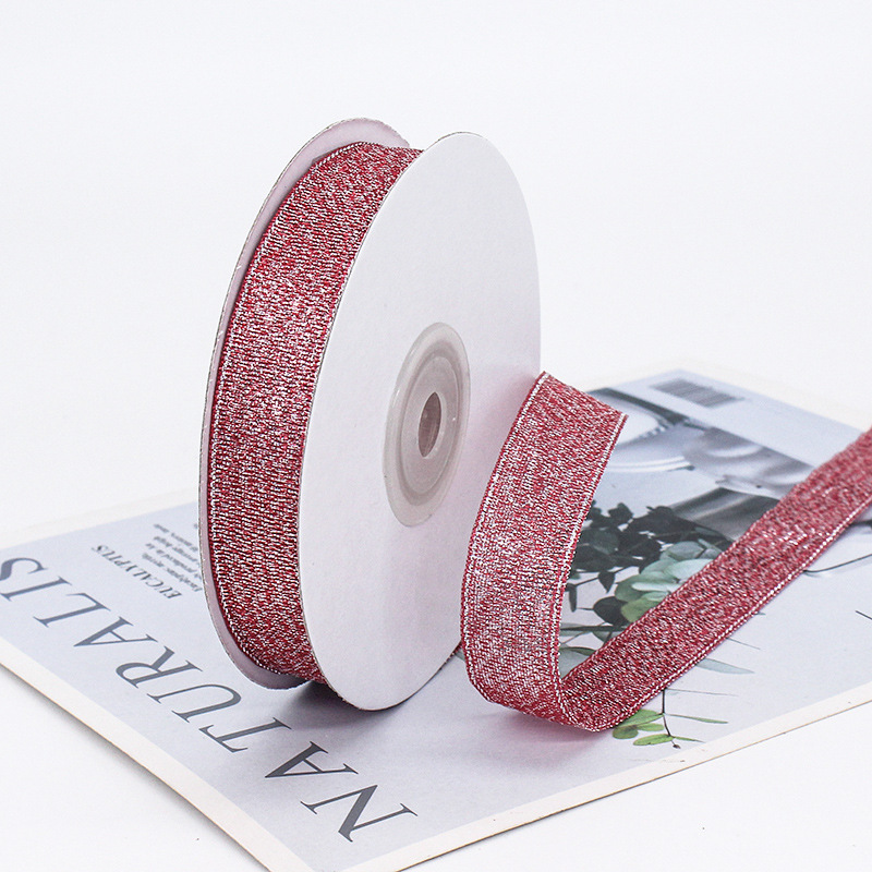 Cinta de cebolla colorida de 1.5 cm para decoración de pasteles navideños, cinta de embalaje para cajas de regalo, cinta colorida al por mayor del fabricante