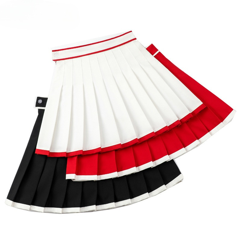 Women's Golf Clothing, Shorts, Skirts, Spring and Summer Versatile Outerwear, Mid-High Waist Pleated Skirts, College Style Wholesale