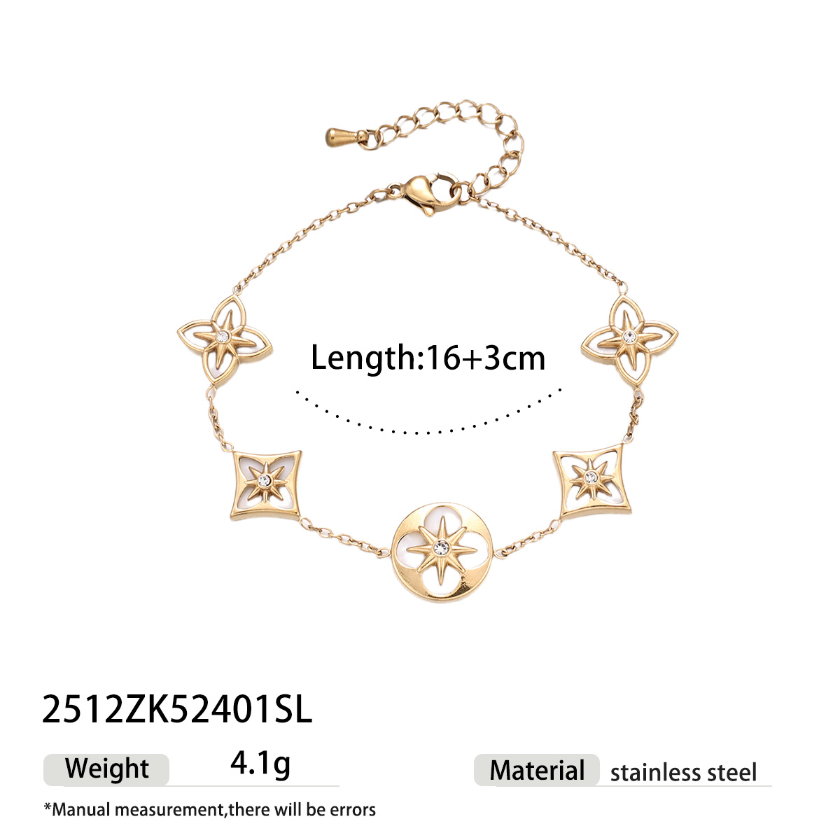 Collar de acero inoxidable de lujo ligero y de alta calidad de moda estrella blanca cadena de clavícula para mujeres joyerías transfronterizas en venta caliente